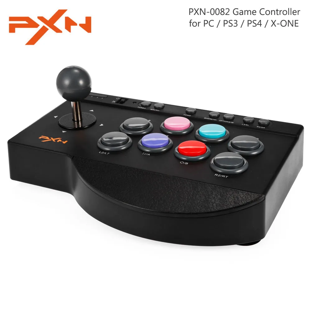 

PXN PXN-0082 Gamepad Joystick Arcade Wired Game Controller USB Interface for PC PS3 PS4 Xbox one