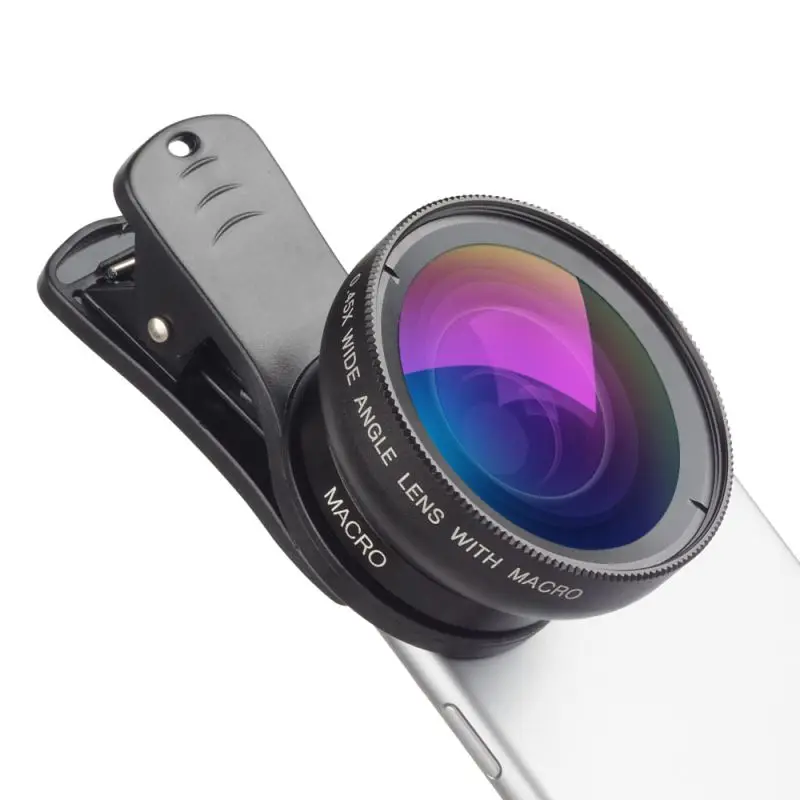 

Criacr AMIR Phone Camera Lens, 0.45X Super Wide Angle Lens + 12.5X Macro CP6