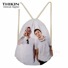 THIKIN Twenty One Pilots, сумки на шнурках с принтом для детей, мальчиков, 3D, рок-группа, сумка на шнурке, для женщин и мужчин, унисекс, полиэстеровый рюкзак для хранения