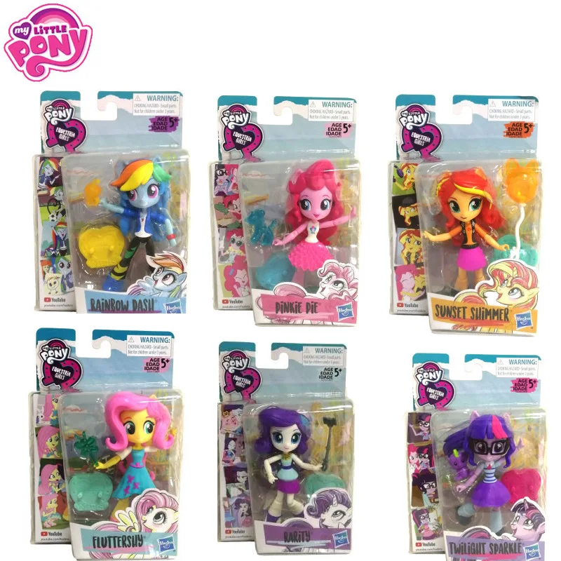 My Little Pony Equestria Принцесса Мини кукла игрушки Пинки Пирог Радуга тире Твайлайт