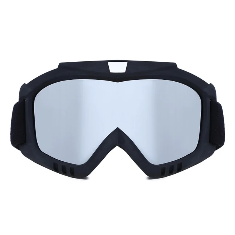 Унисекс мотоциклетные шлемы с очками Лыжная маска для сноубординга зимние сноубордические очки ветрозащитные лыжные стеклянные солнцезащитные очки для мотокросса - Цвет: S