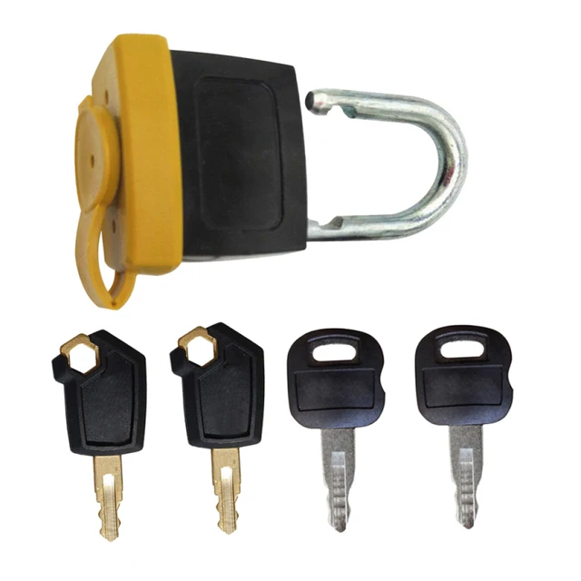 南京錠4キー5P8500 CA2462641と互換性キャタピラーcatバックホーローダ