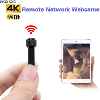 

Remote Network Webcame HD 4K Portable IP WiFi Mini Camera P2P Micro Camcorder Night Vision Car Video Recorder Support RemoteView