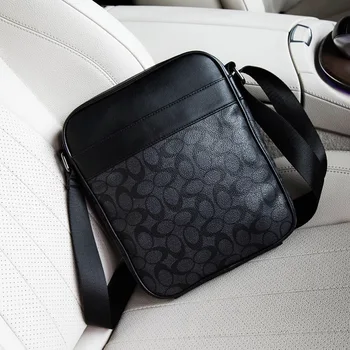 

Crossbody Bags For Men Sling Small Shoulder Vintage Office Messenger Fashion Work Business Designer Cell Phone Black Waterproof