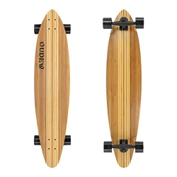 New Four-wheel Double Maple Skateboard For Adults children Teenagers Outdoor Sports Skateboard Deck Longboard Fishboard Pulley