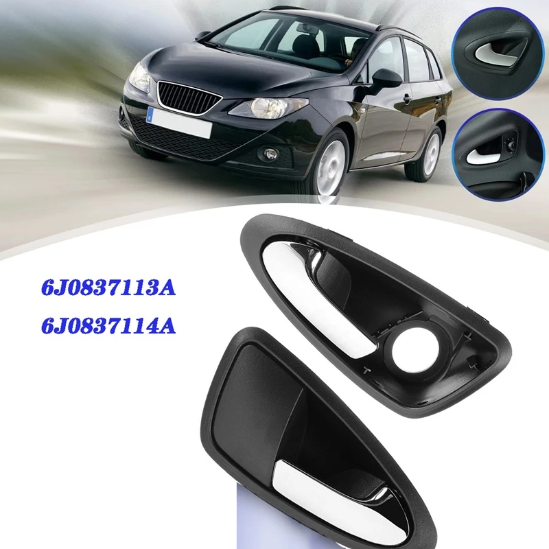 AP68 Front Rear Left Right Car Inner Interior Door Handle Handles Open Matte 6J0837114A for Seat