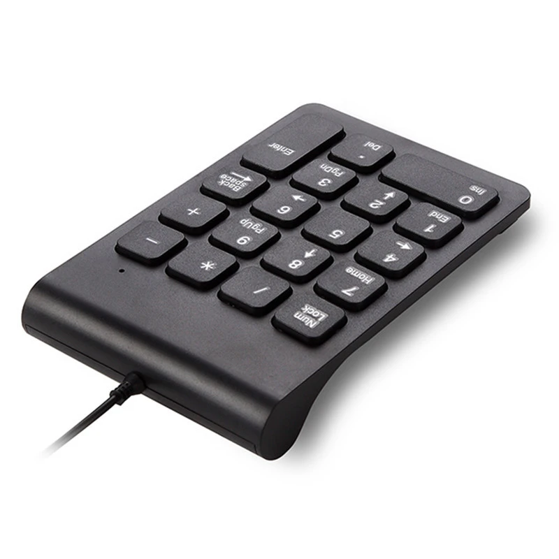 USB PS/2 универсальная Ультратонкая цифровая клавиатура номер мини-клавиатура подключи и играй, нет необходимости устанавливать драйверы