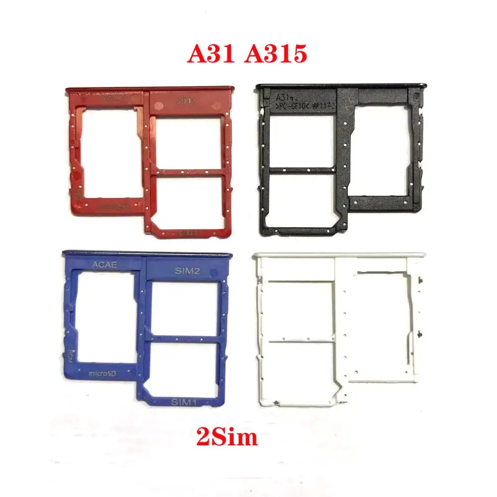 Оригинальный лоток для двух Sim-карт устройство чтения SD-карт гнездо держатель