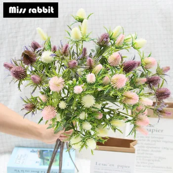 

68cm Long Branch Plastic White Artificial Flowers for Home Vase Wedding Wall Backdrop DIY Decor Celery Thorn Fake Fruit Bouquet