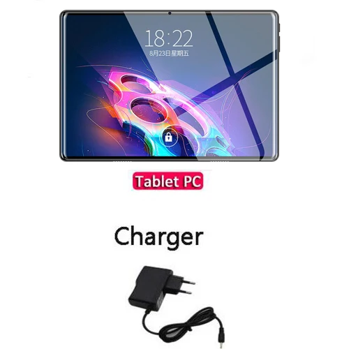 10 Deca Core 128 ГБ rom 10 дюймов планшетный ПК 6 ГБ ОЗУ SIM разблокированный 3g WiFi 4G LTE Bluetooth Android 9,0 стекло для планшетов 10,1 планшета - Комплект: A