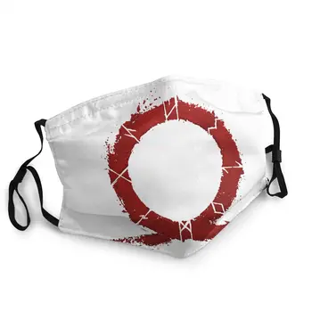 

God Of War Kratos Gaming Non-Disposable Mouth Face Mask Pattern Dust Protection Cover Respirator Mouth Muffle