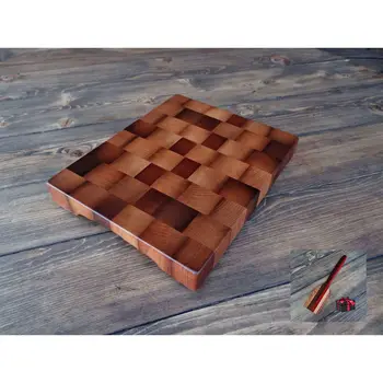 

End cutting board Thermo берёза, handmade, ns11354/27*22*3.5 cm