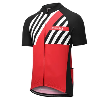 

JoseMX Short Sleeve Cycling Jersey Bicycle MTB Sports Bike Wear Clothing Bib Shirt Team Pro Motocross Gel Mountain Tight Pad Top