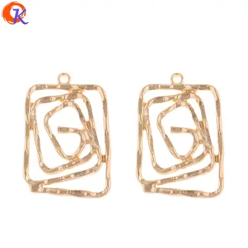 

Cordial Design 22*31MM 50Pcs Jewelry Accessories/Earring Connectors/DIY/Square Shape/Jewelry Making/Hand Made/Earring Findings