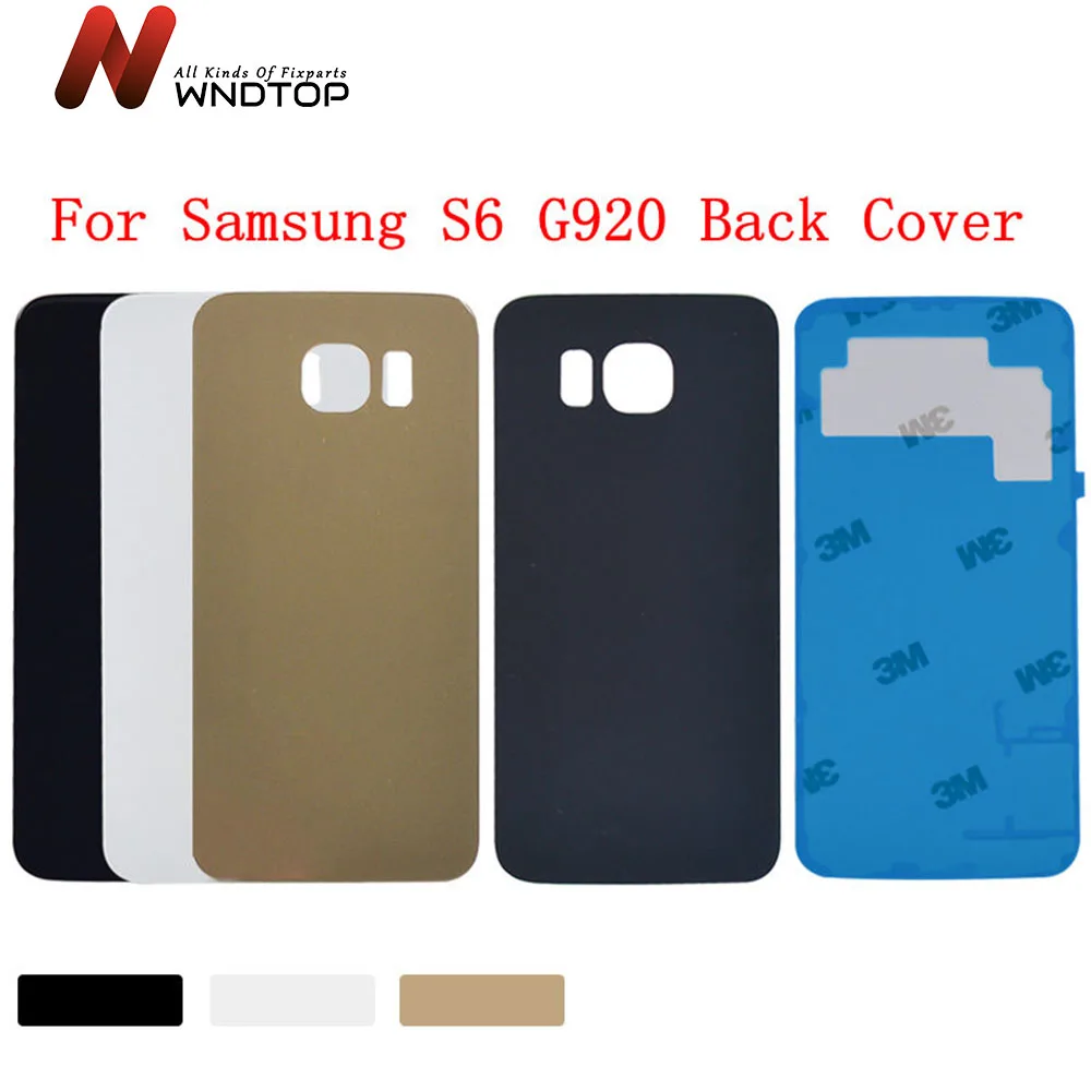 Задняя стеклянная крышка батарейного отсека для Samsung Galaxy S6 Edge G925F G920F Plus G928F задняя