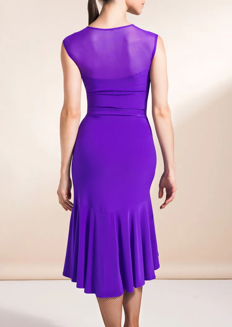 Женская Одежда для танцев костюмы джазовых костюм вечеринки самбы платье без