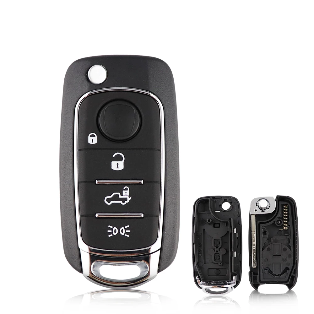 Keyforkess3/4 Pulsante di Vibrazione Pieghevole Chiave Auto Chiave A Distanza Fob Caso di Borsette Per Fiat Egea Tipo 500X Toro Con Uncut Lama SIP22 - Hf25d3ec6f04840079b6ee9f306d27231V