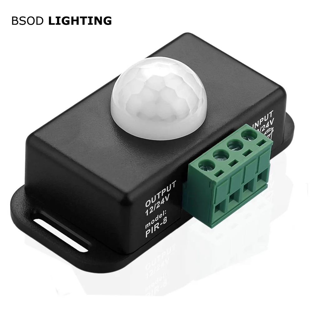 BSOD датчик движения 12V24V PIR сенсор переключатель светодиодный таймер функция Sign