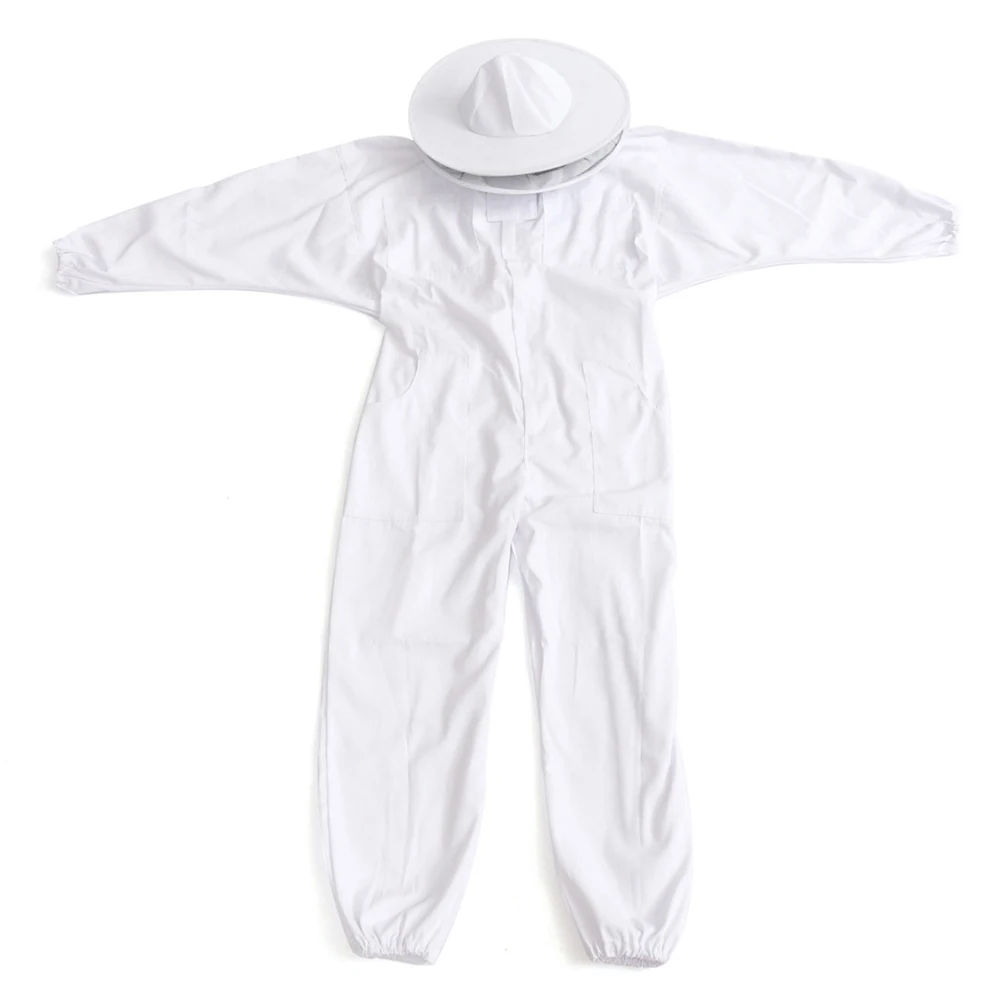 Portable Anti Peak Artificial Leather Honey Protection Protective Suit Protective Clothing Beekeeping Bee Coat Whole Body