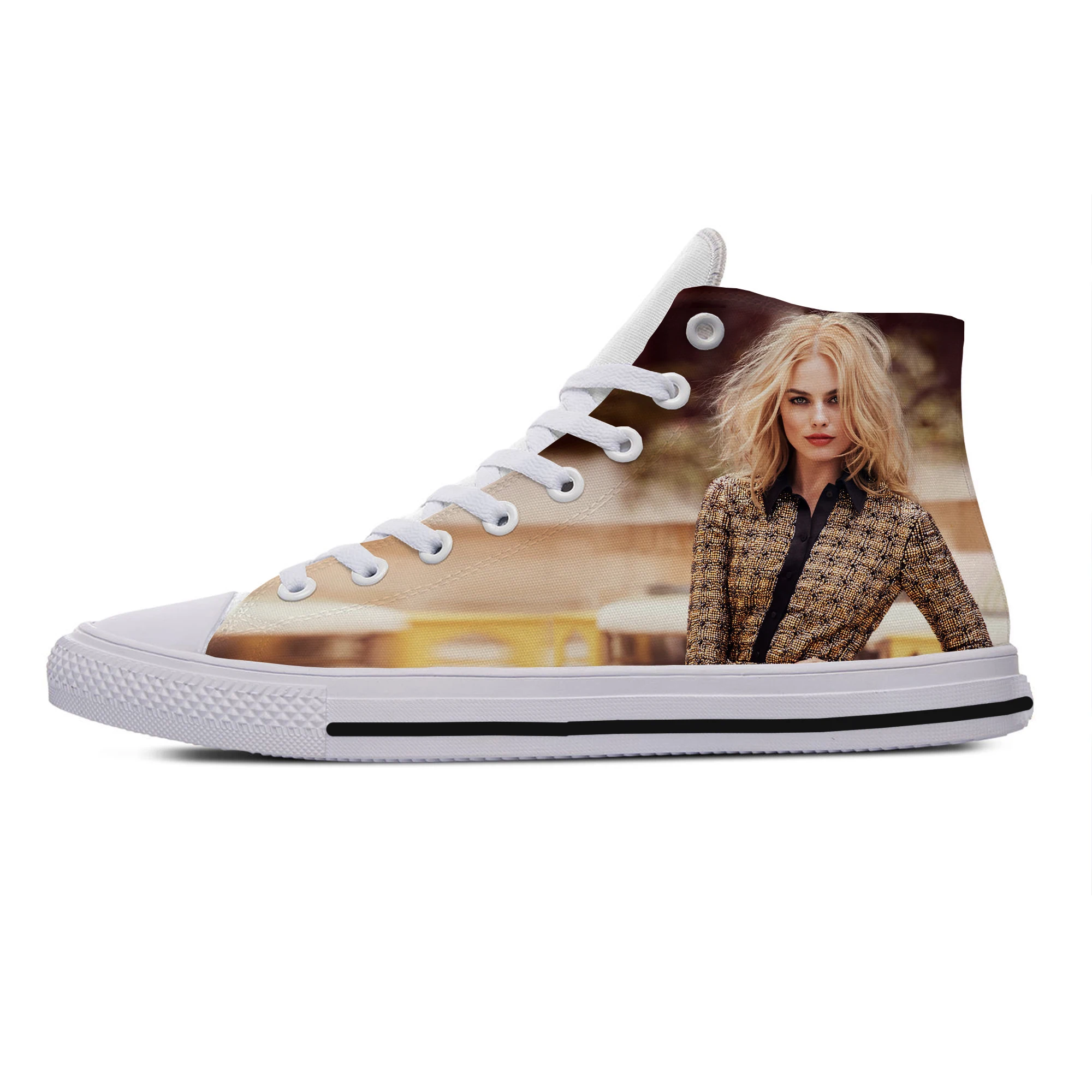 

2019 Hot Cool Fashion Pop Funny Summer High Quality Sneakers Handiness Casual Shoes 3D Printed For Men Women Margot Elise Robbie