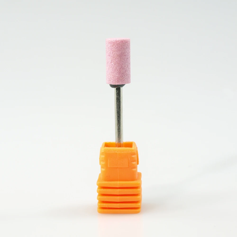 KIMAXCOLA 1 шт. 3/3" розовый керамический камень Burr сверло-резак для ногтей для профессионального маникюра электрические сверла аксессуары для ногтей