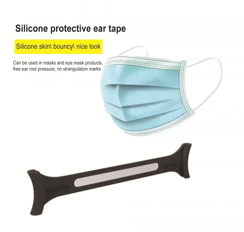 Anti-Slip Mask Holder Adjustable Extension Belt Bandage Ear Grips Rope Aidult Kids Silicone Anti-Strangle Hook Strap |
