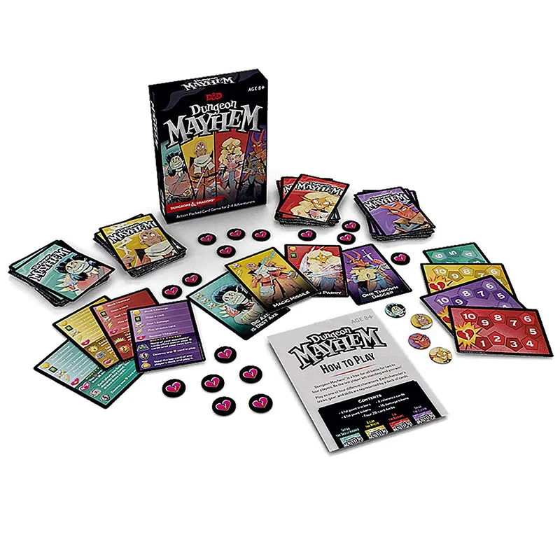Dungeon Mayhem Full English Board Game Family Fun Adult Kids Interactive Game Educational Toys
