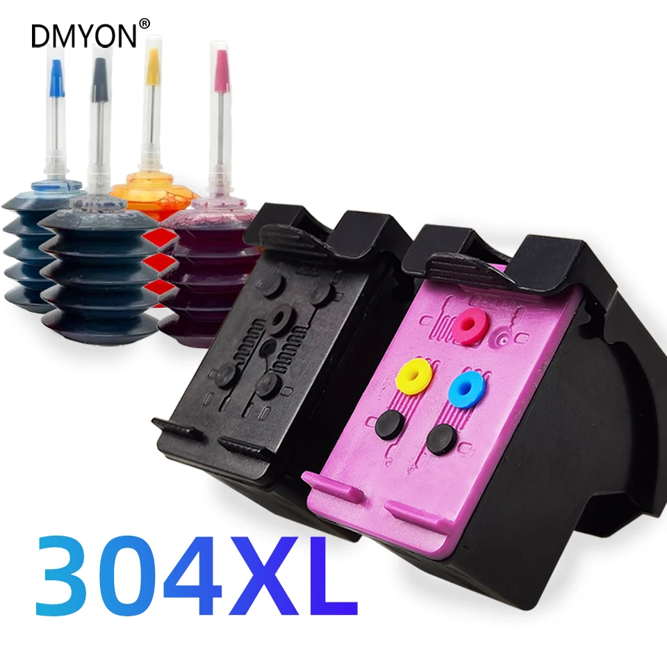 LxTek 304XL Rigenerate Cartucce D'inchiostro Sostituzione Per HP 304 XL Nero E C