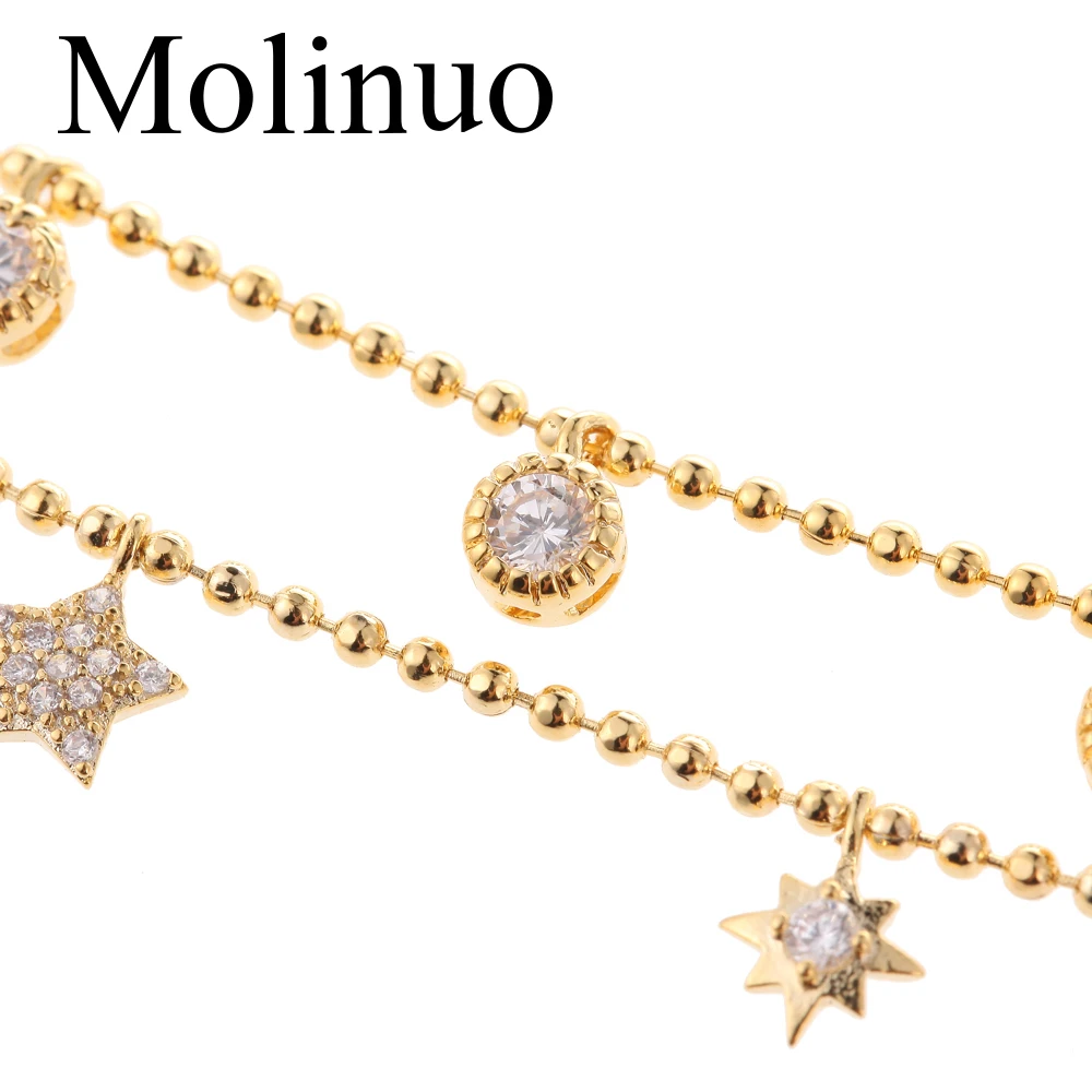 Molinuo, новинка, ins, хит, модный тренд, ожерелье, шарм, для женщин, одежда, подарки, доступны, для свадьбы, помолвки, юбилея, одежда, ювелирные изделия