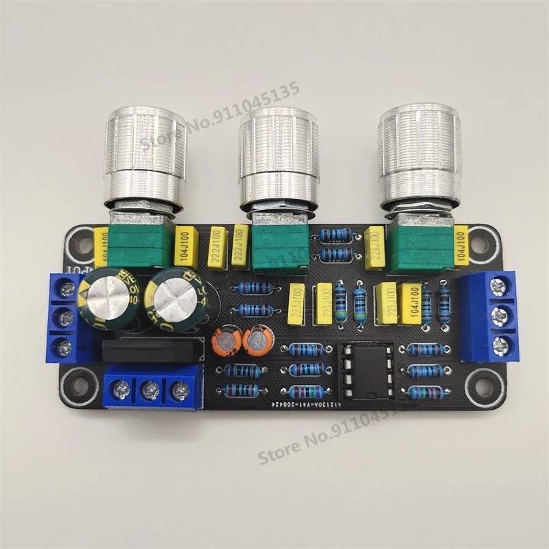 NE5532 미니 파워 앰프 프론트 보드 프리 증폭 톤 보드 HIFI 파워 앰프 2.0 튜닝 보드