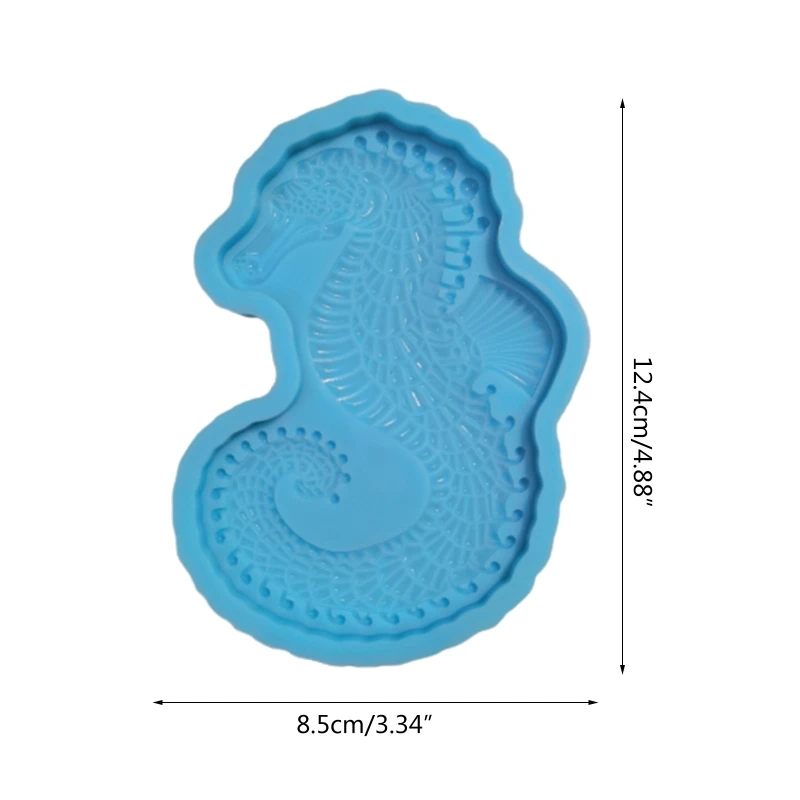 

DIY Crafts Jewelry Decor Epoxy Resin Cup Mat Mold Coaster Casting Silicone Mould U4LE