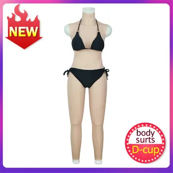 

Transgender Silicone Breast Forms D Cup Boobs Large Size Whole Body Suits for Drag Queen Crossdresser Shemale Bodysuit Women