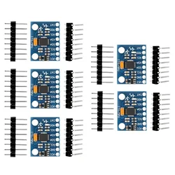 Kit de bricolage pour Arduino, 5 pièces GY 521 MPU 6050 3 axes, accéléromètre, capteur Gyroscope Module 16bit AD convertisseur sortie de données IIC I2C 
