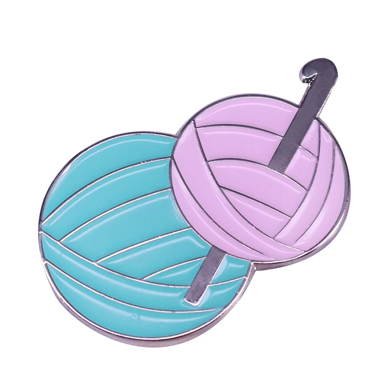 Seamstress Pin Enamel Knitting Pins Enamel Knitting Pin Brooch