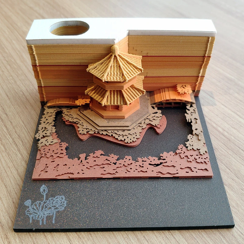3d Garden Notepad Art Block Notepad Assembly Funny Block Convenience Sticker Paper Card Craft Japanese Creative Sticker Notebook Party Favors Aliexpress