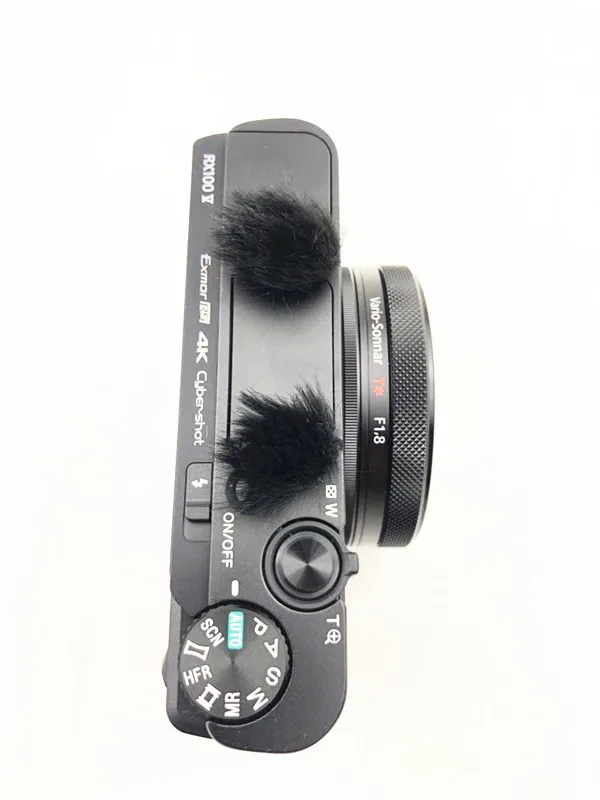 6 шт. крышка микрофона для Nikon D5300 D750 лобовое стекло для Canon 80D 6D 5D 600D микрофон глушитель для D90 D3100