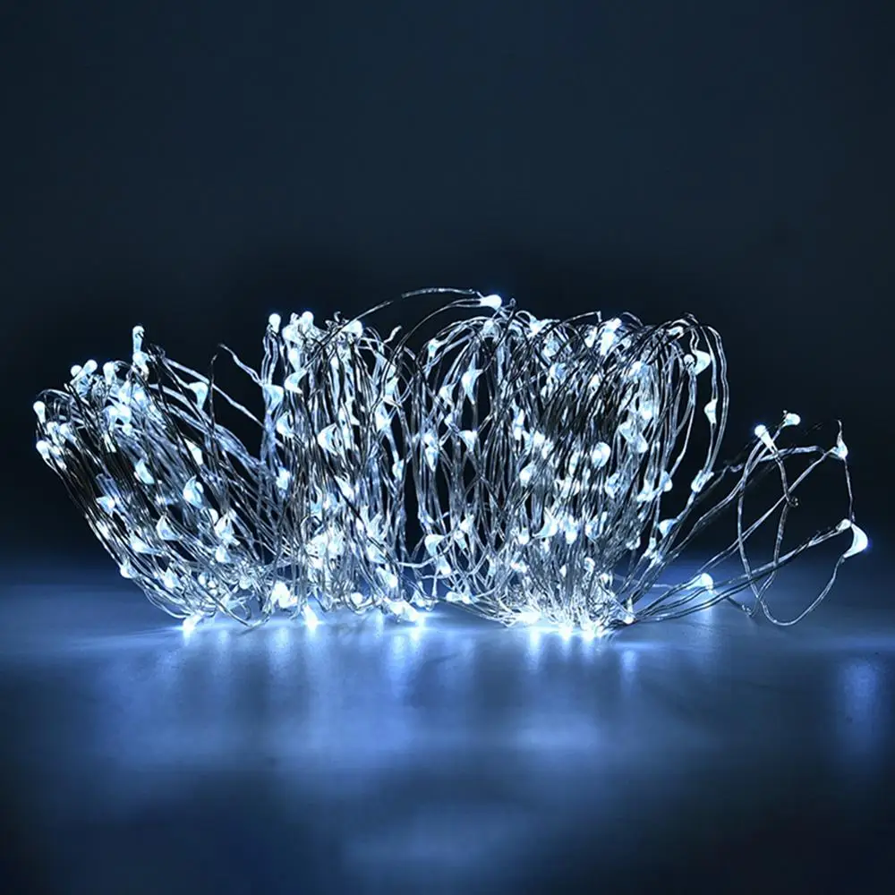

8 Lighting Modes String Lights Led Solar Powered Christmas Fairy Lights Outdoor Holiday Party Decoration Lamps Night Lights
