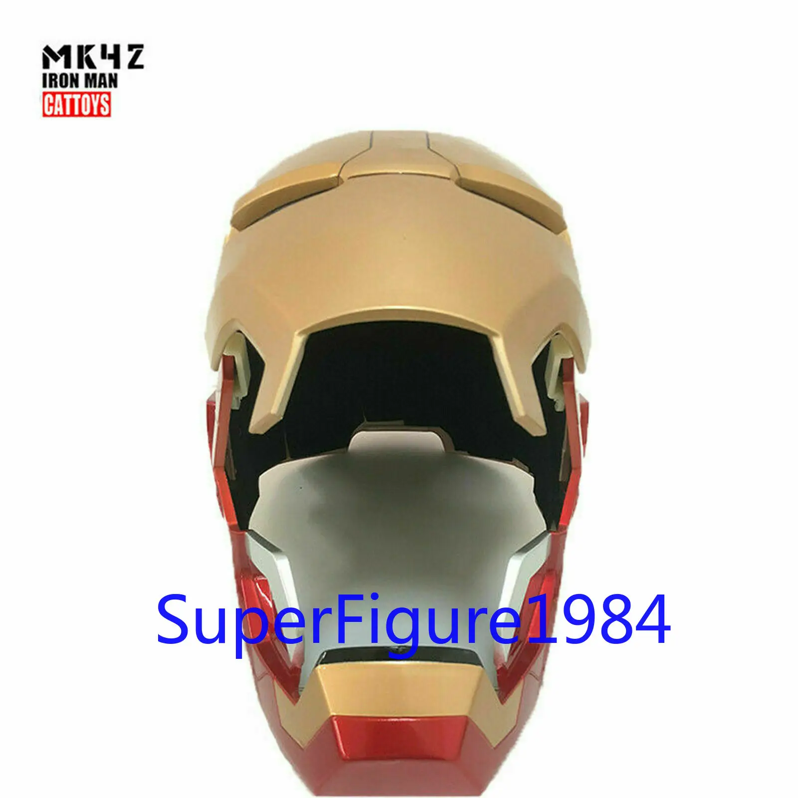 NEW Ironman MK42 IRON MAN Helmet MAGNETIC RING CONTROL ELECTRIC OPEN LED EYE COS 1:1 Scale