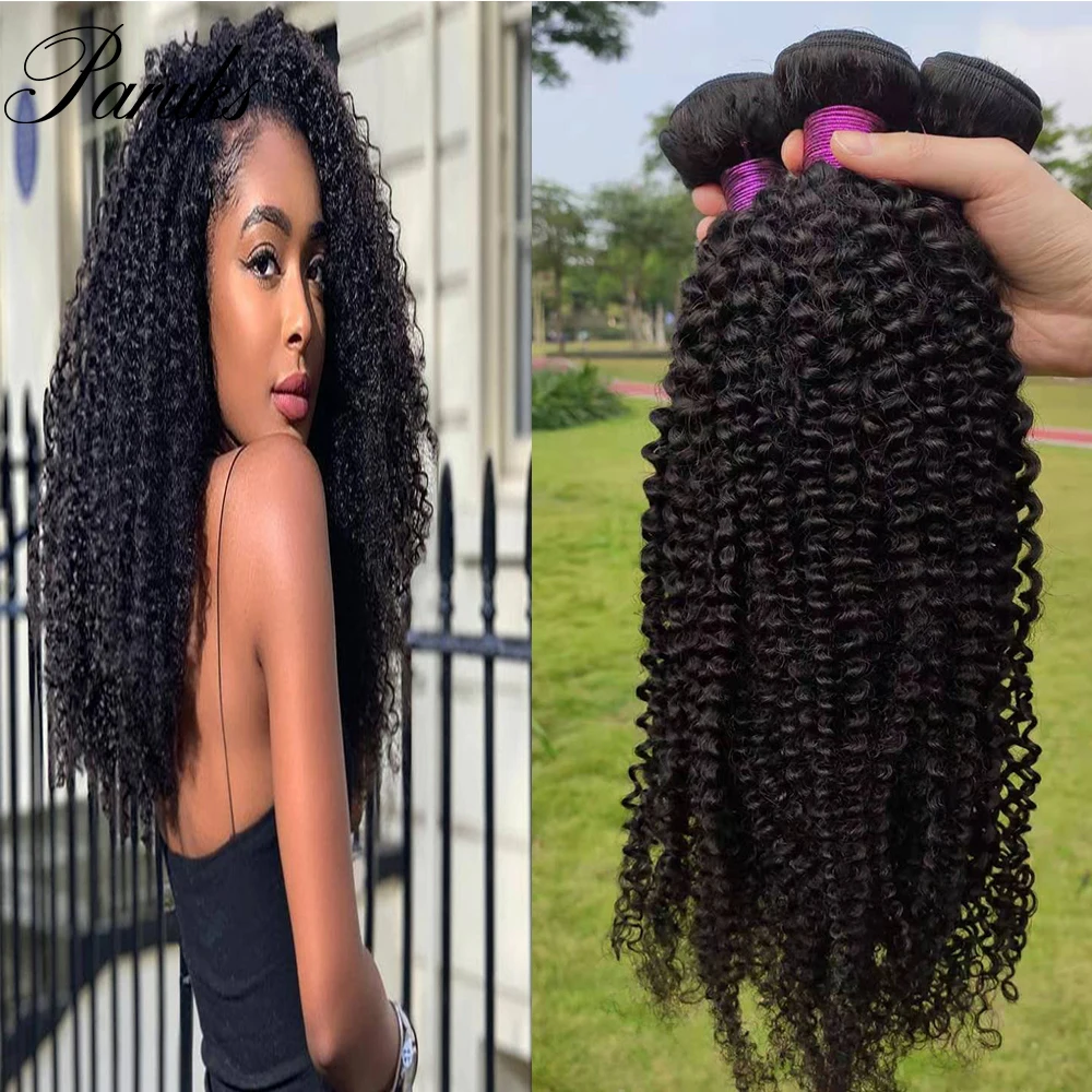 Weave Hair-Bundles Virgin-Hair Paruks Hairextensions Kinky Curly Human Wholesale Brazilian