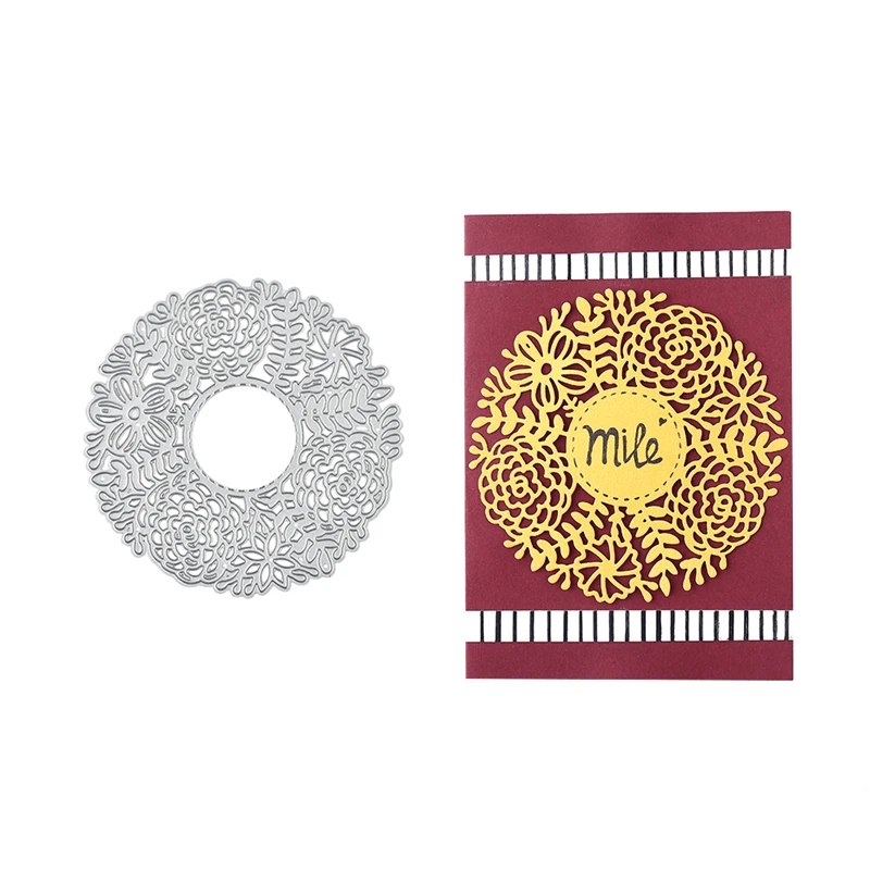 

Eastshape Flower Dies Circle Frame Metal Cutting Dies 2019 Card Making Dies Scrapbooking Embossing Paper Stencil Craft Dies
