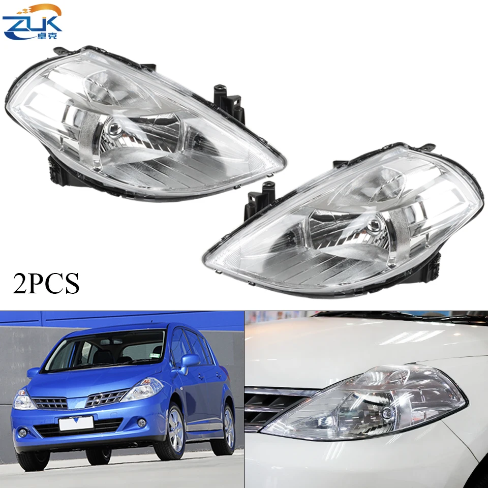 Налобный фонарь для переднего бампера ZUK 2 шт./лот налобный NISSAN TIIDA LATIO VERSA C11 SC11 2008