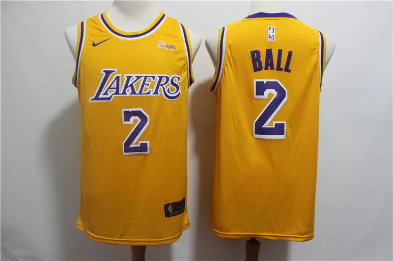 for men A+++ качество мужской взрослый#0 Кайл кузма 2 Lonzo мяч 14 Брэндон Ingram 24 Kobe Bryant Jersey Лос-Анжелес - Цвет: for men