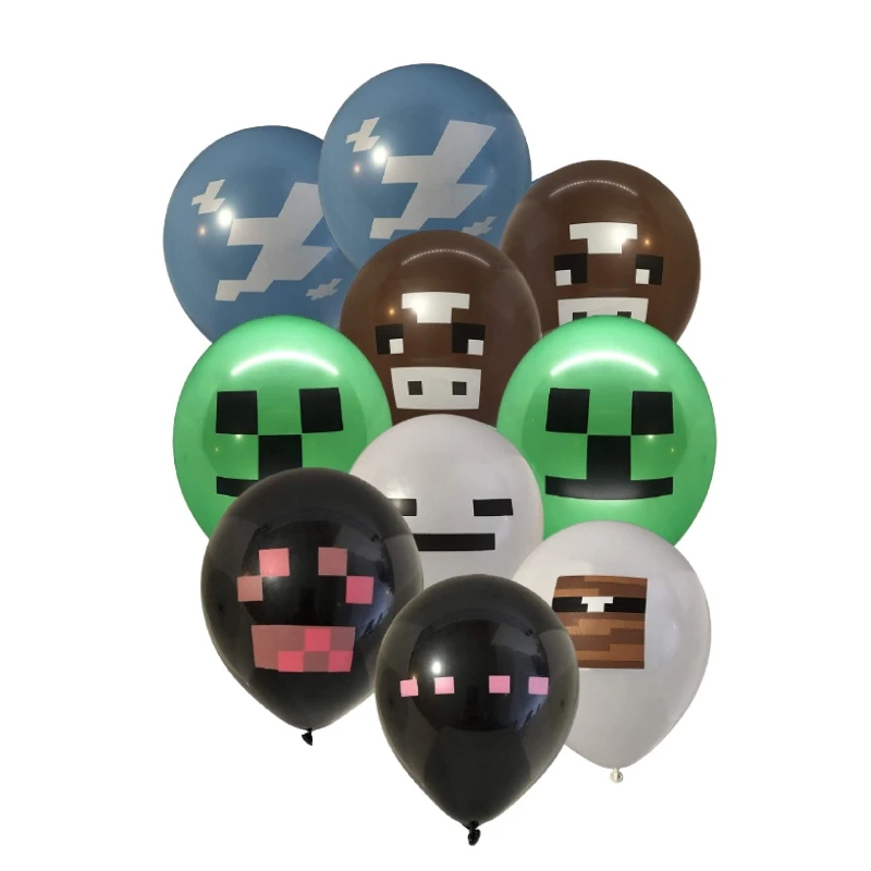 花束の風船minecraftのモブ上部の世界 10個 風船 アクセサリー Aliexpress