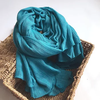 solid colour scarfs for ladies woman hijab turban for women