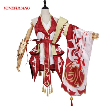 

VEVEFHUANG K Demon Fox Spirit Matchmaker Cosplay Tu Shan Honghong Chinese Costume Anklet Ear Halloween Xmas Party Christma
