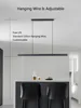 Dining room chandelier Nordic modern lamp dining table bar lamp restaurant lights kitchen lights office company led strip lamps 4