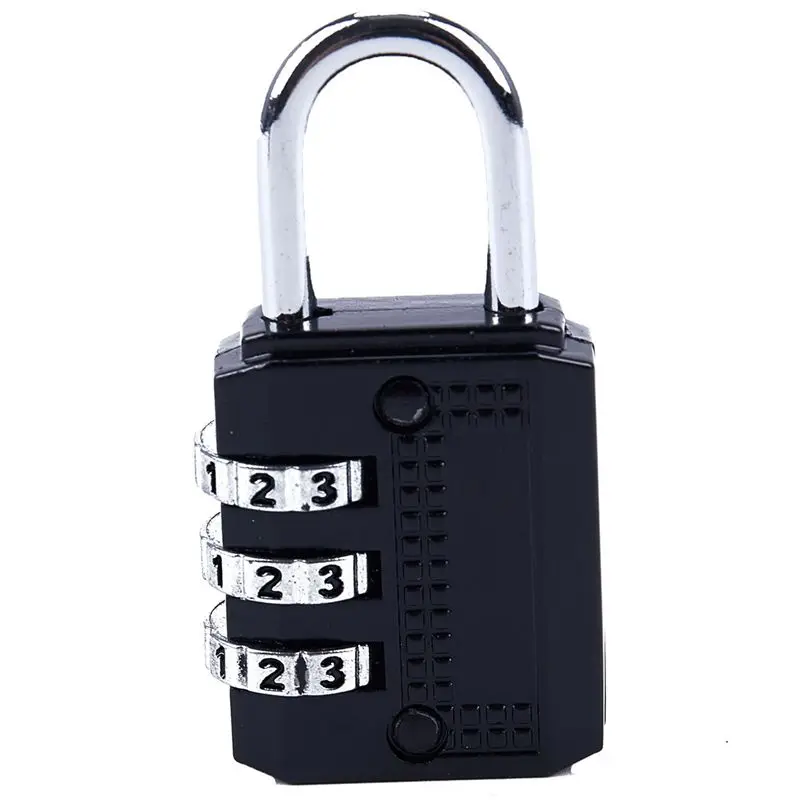 Комбинированный навесной замок 25 мм 3 Digit 2 Pack/S