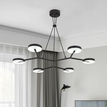 

Artpad 3 Light Dimmable Chandelier 36/72 LED with Acrylic Lampshade 3/6 Head Chandelier Pendant Light for Living room Bedroom