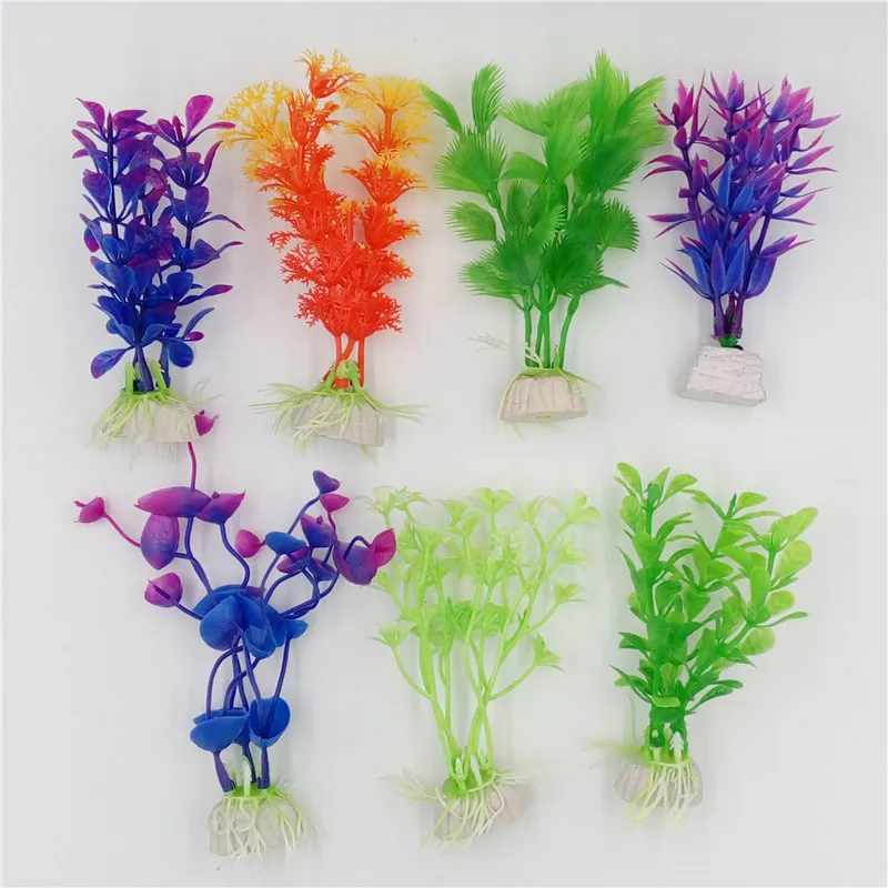 

Plastic Aquarium Plants Wonder Grass Ornament Decor Landscape for Fish Tank Aquarium Decoration 1 pcs