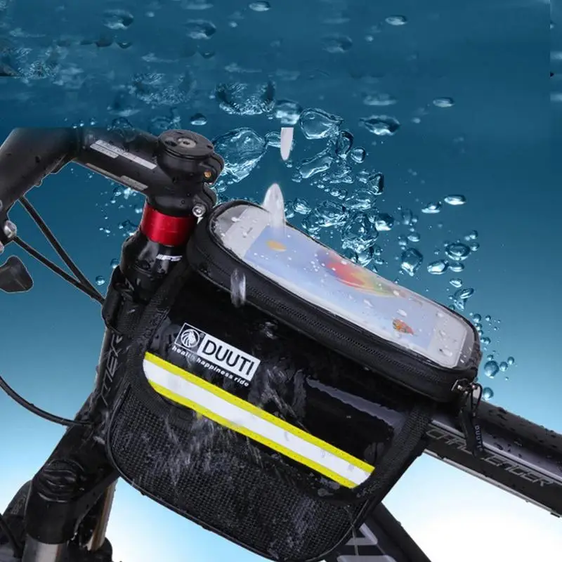 MTB седло Сумка велосипедная сумка для езды оборудование для телефона чехол для экрана трубка сумка держатель для мобильного телефона